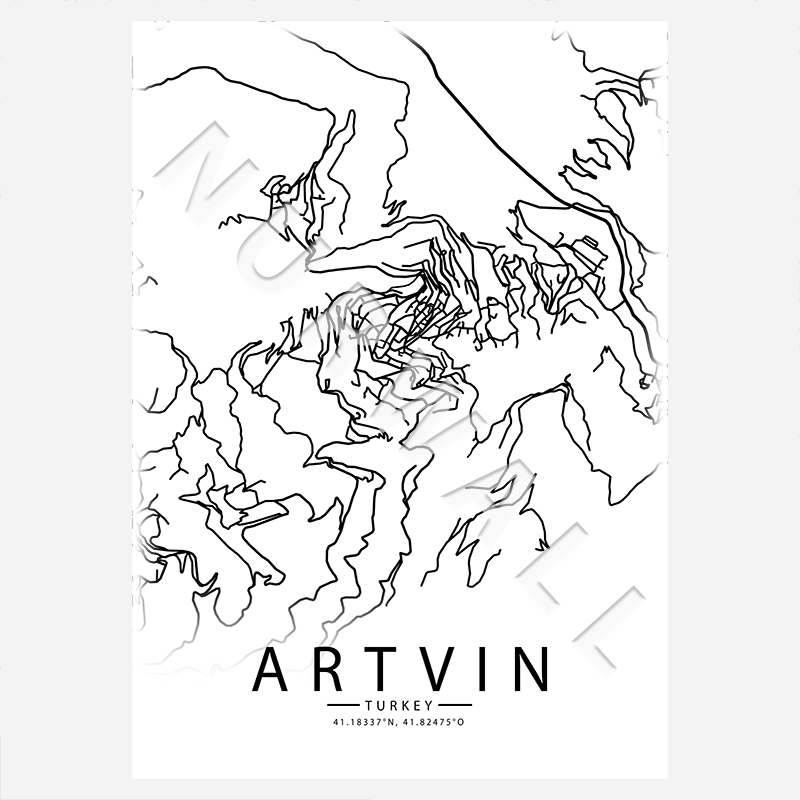 08 Artvin City-Map