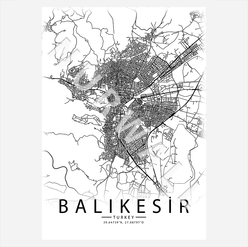 10 Balıkesir City-Map