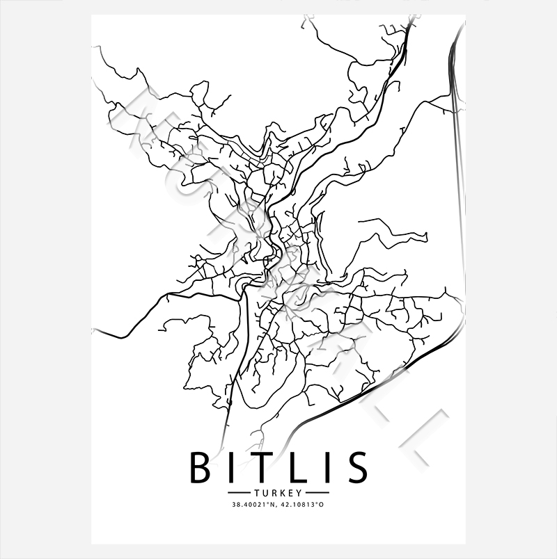 13 Bitlis City-Map