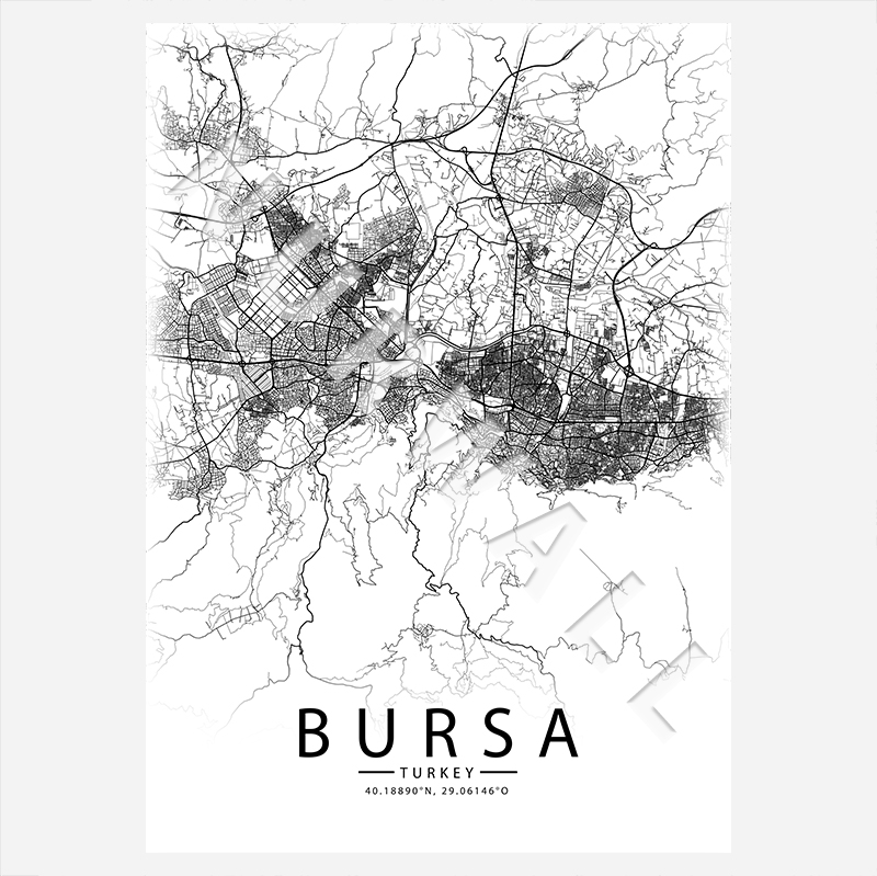 16 Bursa City-Map