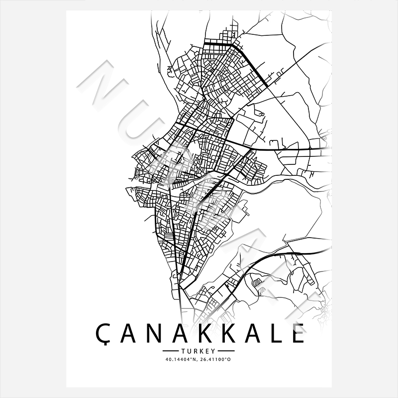 17 Çanakkale City-Map