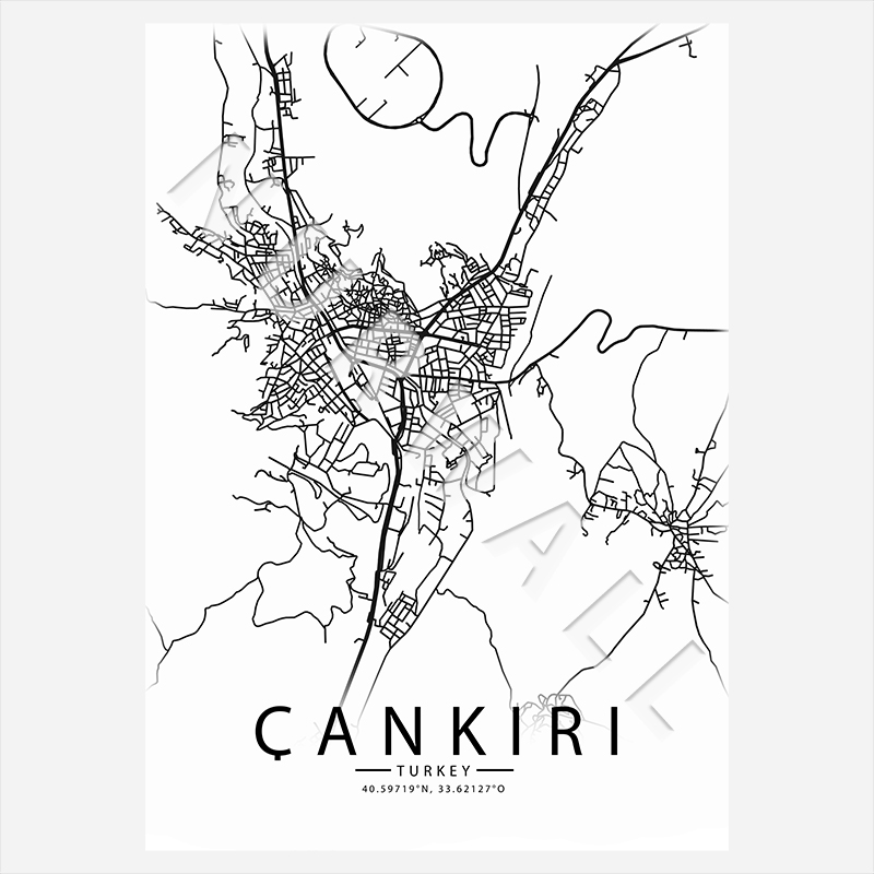 18 Çankırı City-Map