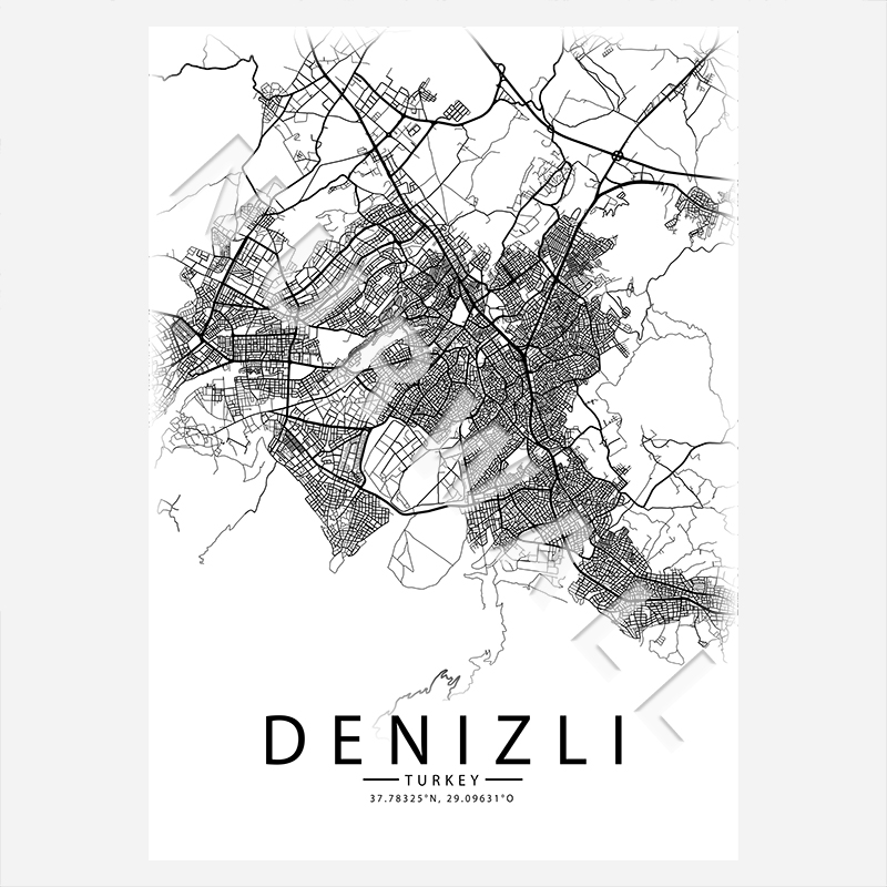 20 Denizli City-Map