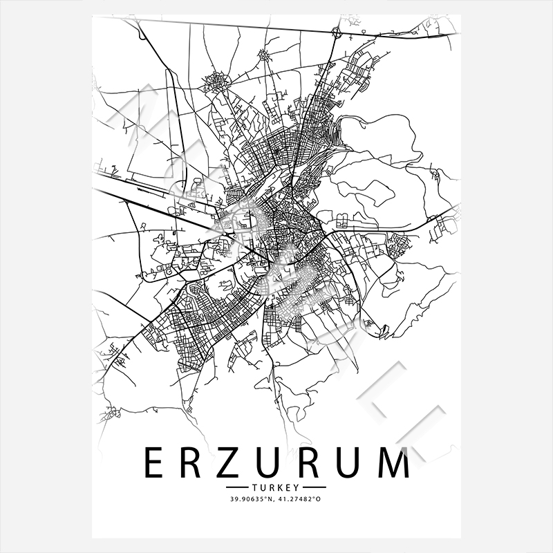 25 Erzurum City-Map