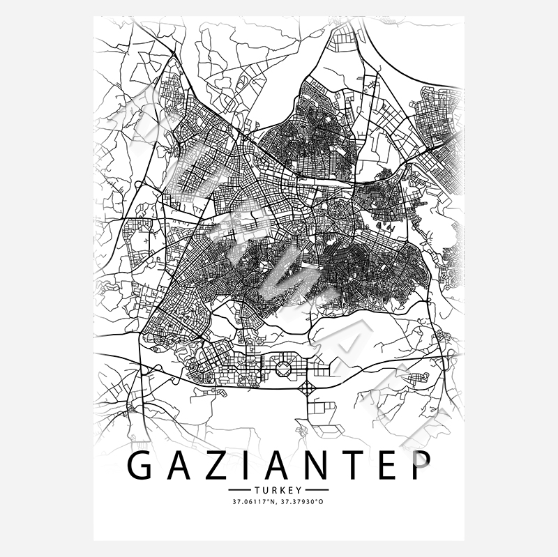 27 Gaziantep City-Map