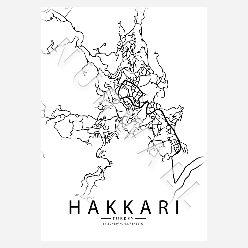 30 Hakkari City-Map