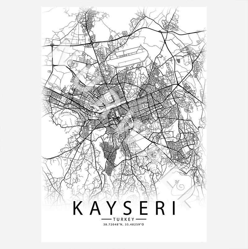 38 Kayseri City-Map