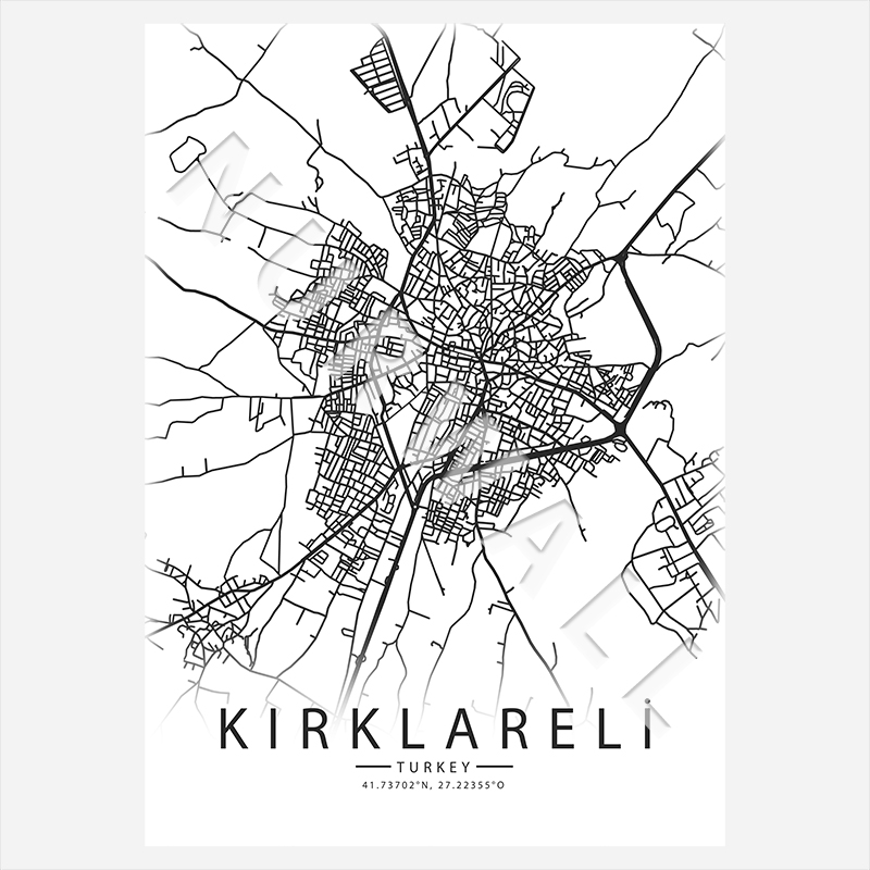 39 Kırklareli City-Map