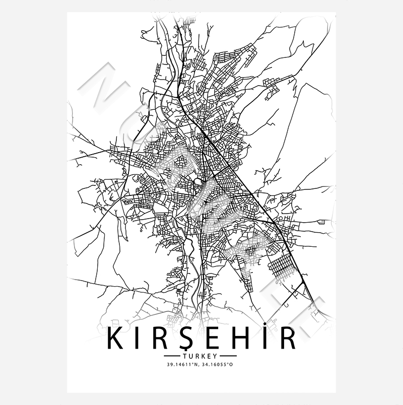 40 Kırşehir City-Map