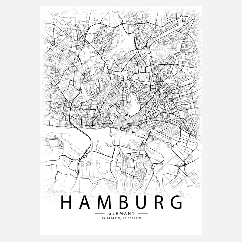 Hamburg City-Map