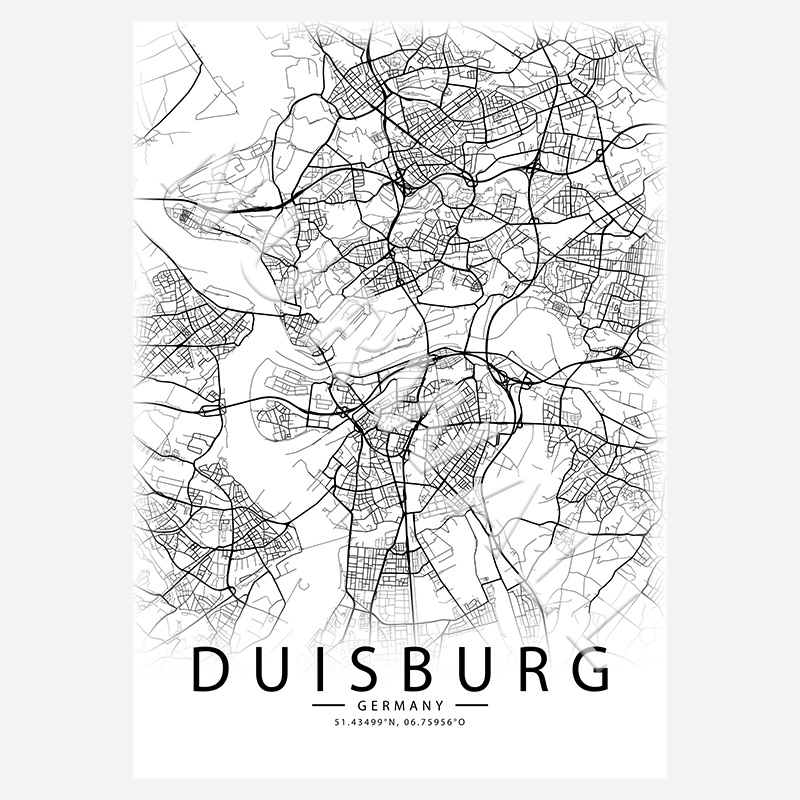 Duisburg City-Map