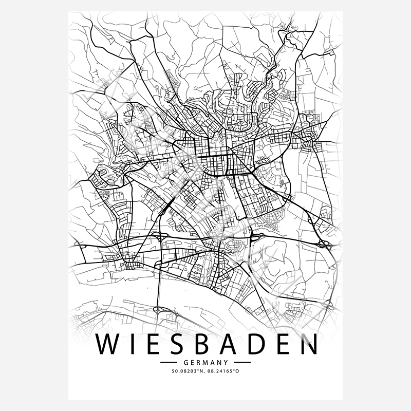 Wiesbaden City-Map