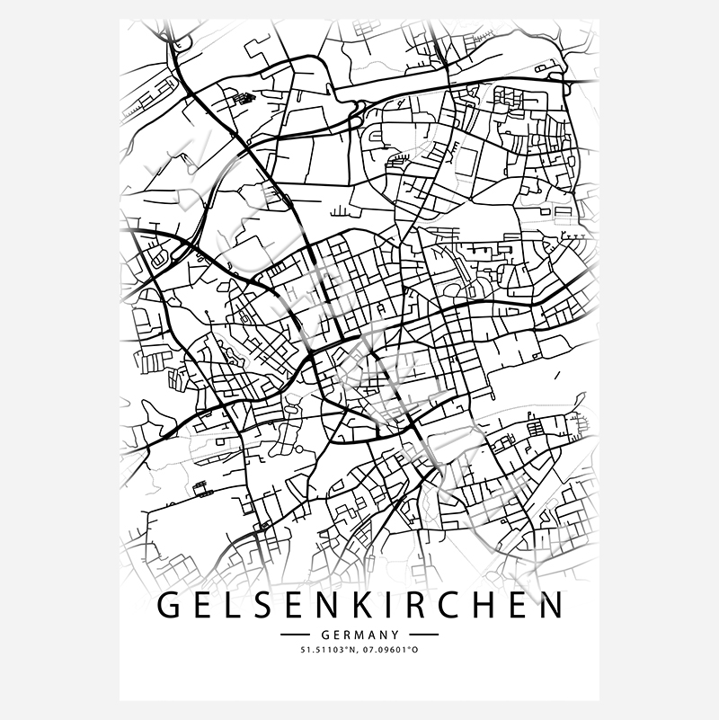 Gelsenkirchen City-Map