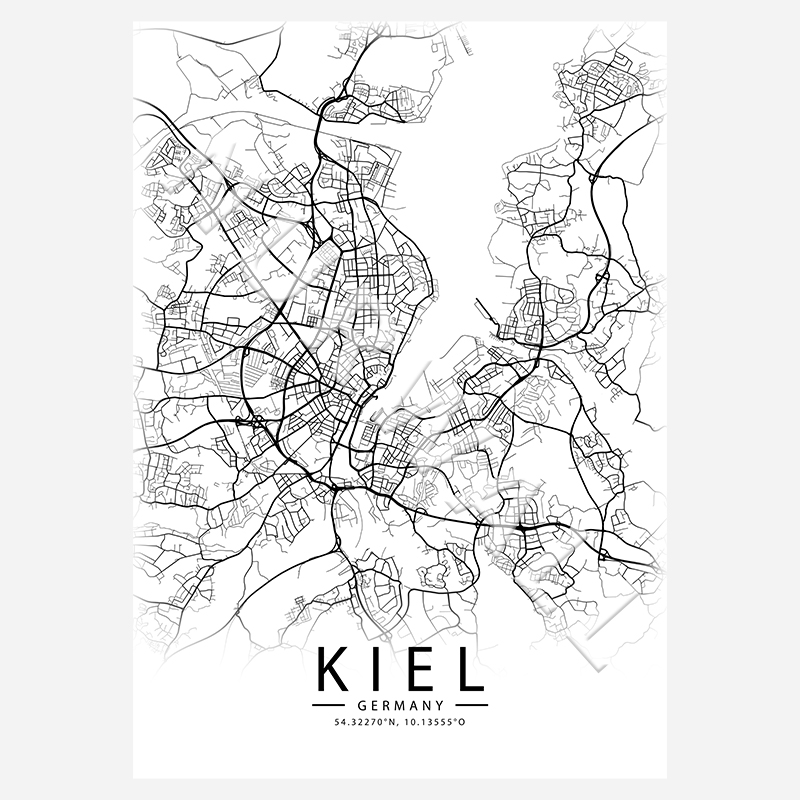 Kiel City-Map