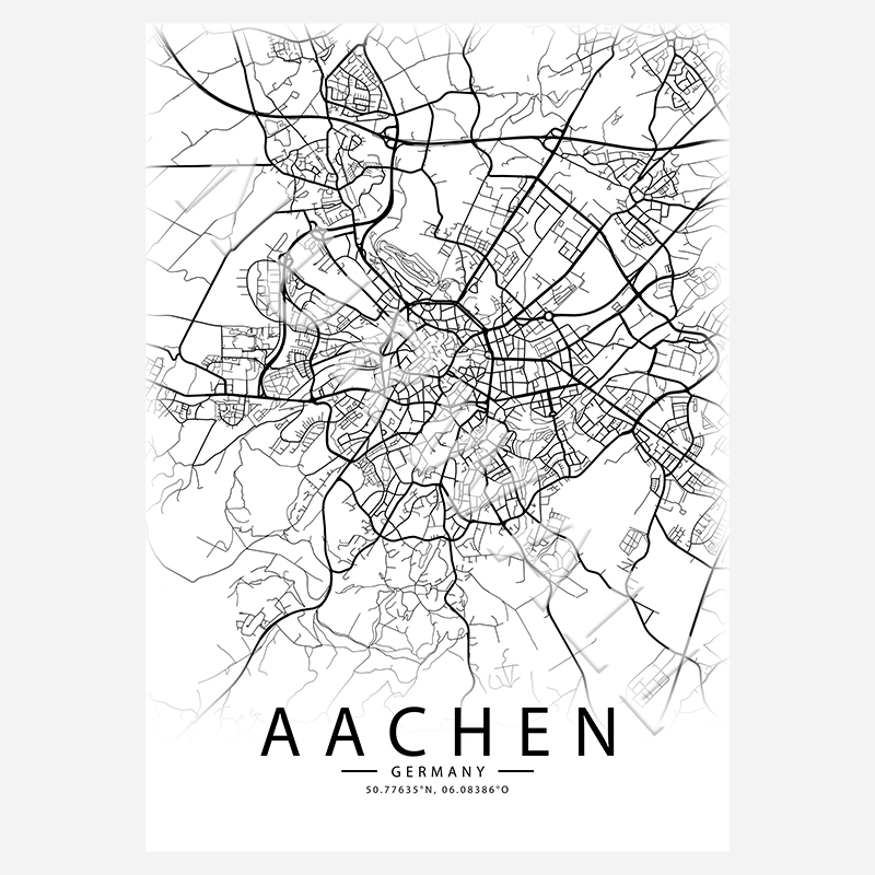 Aachen City-Map