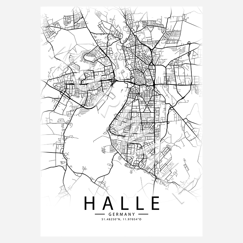 Halle City-Map