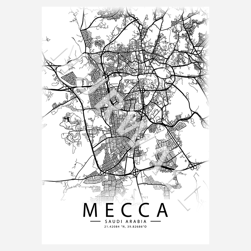 Mecca City-Map